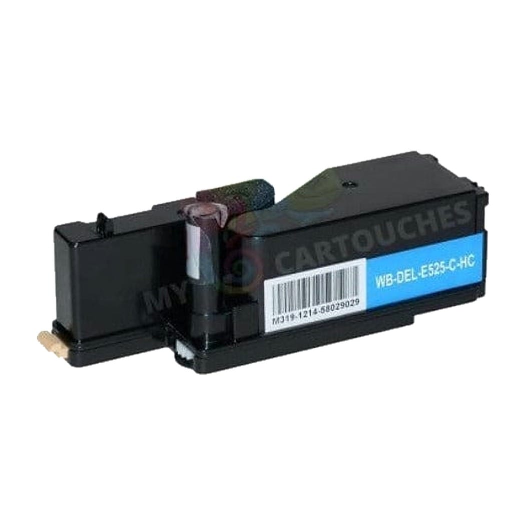 mycartouches Toner/Laser Cyan / 1400 pages / 593BBLL Toner Dell E-525 Cyan 593BBLL: Dell E 525 w