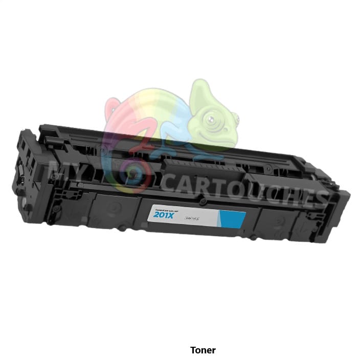 mycartouches Toner/Laser Toner HP 201X CF401X Cyan XL: Color LaserJet Pro M252dw, M277dw