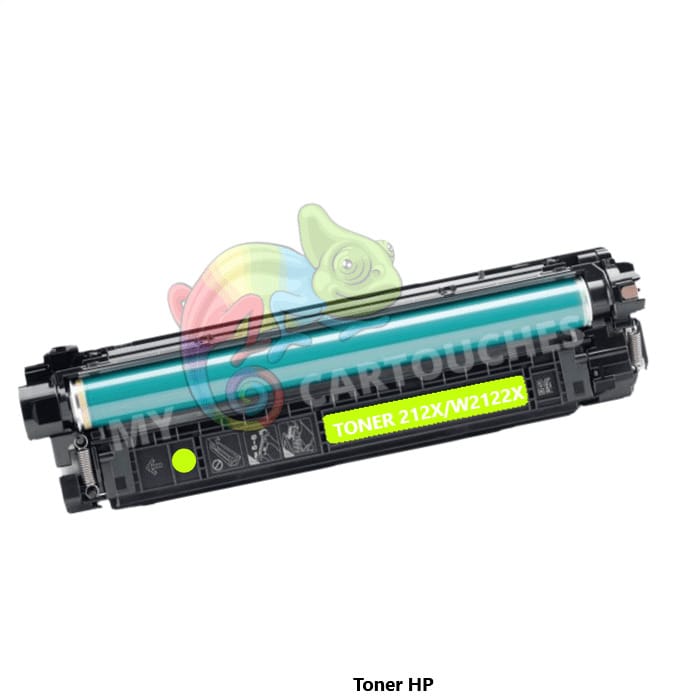 mycartouches Toner/Laser Yellow / 10 000 Pages / 212X Toner HP 212X W2122X Jaune XL: CLJ Enterprise M554dn, M555dn