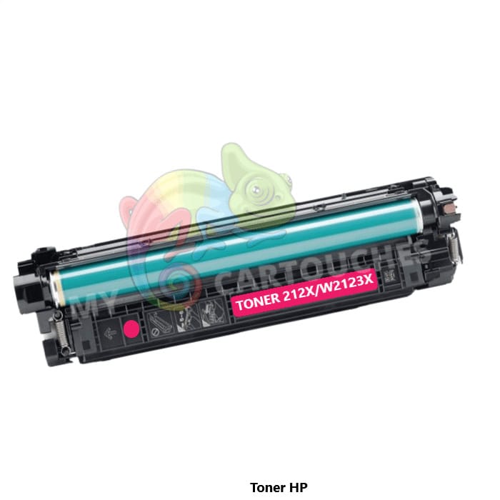 mycartouches Toner/Laser Magenta / 10 000 Pages / W2123X Toner HP 212X W2123X Magenta XL: CLJ Enterprise M554dn, M555dn