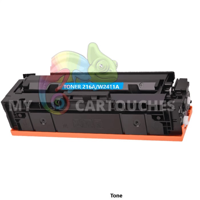 mycartouches Toner/Laser Toner HP 216A W2411A Cyan: Color LaserJet Pro M182nw, MFP M183fw