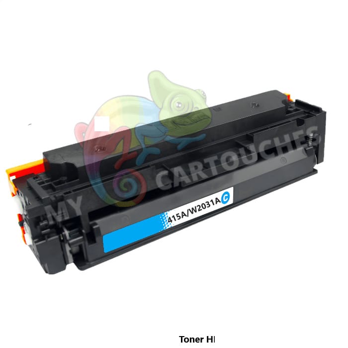 mycartouches Toner/Laser Cyan / 2 100 Pages / 415A Toner HP 415A W2031A Cyan: CLJ Pro M454dn, MFP M479dw