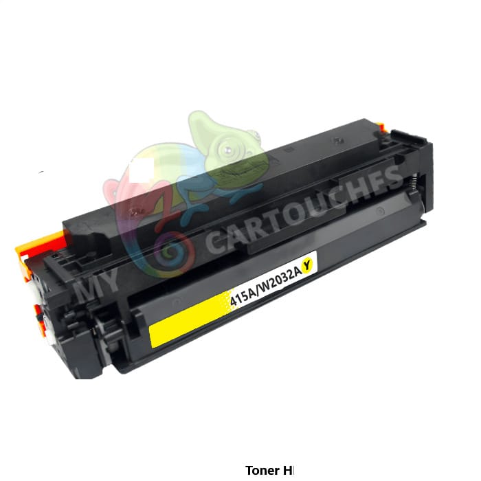 mycartouches Toner/Laser Yellow / 2 100 Pages / W2032A Toner HP 415A W2032A Jaune: CLJ Pro M454dn, MFP M479dw