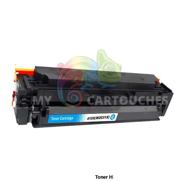 mycartouches Toner/Laser Cyan / 6 000 Pages / W2031X Toner HP 415X W2031X Cyan XL: CLJ Pro M454dn, MFP M479dw