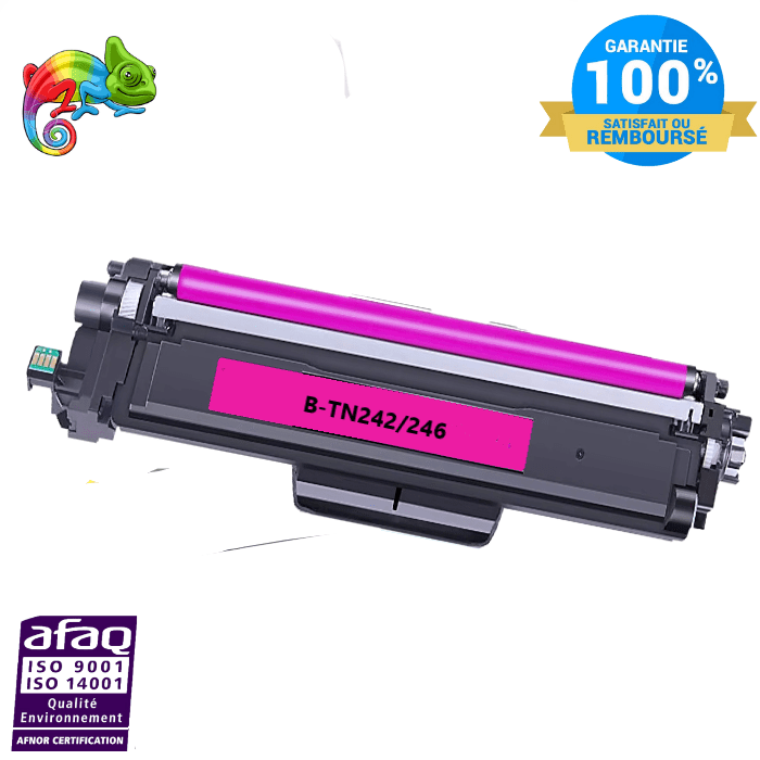MyCartouches Toner/Laser MAGENTA / 2 200 Pages / TN242/246 Toner Laser  Brother TN 242/246 Magenta Compatible