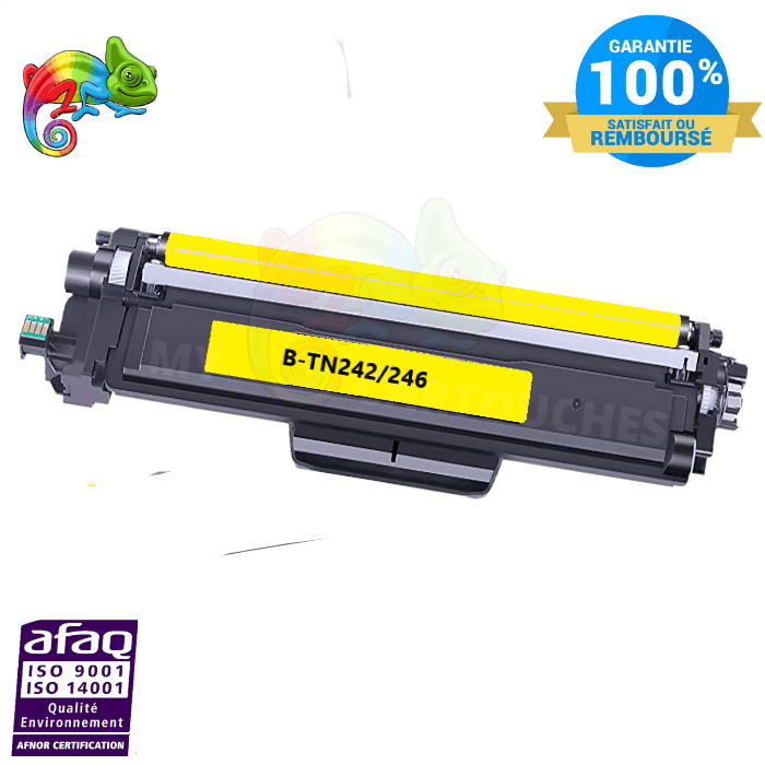 MyCartouches Toner/Laser Yellow / 2 200 Pages / TN242/246 Toner Laser  Brother TN 242/246 Yellow Compatible