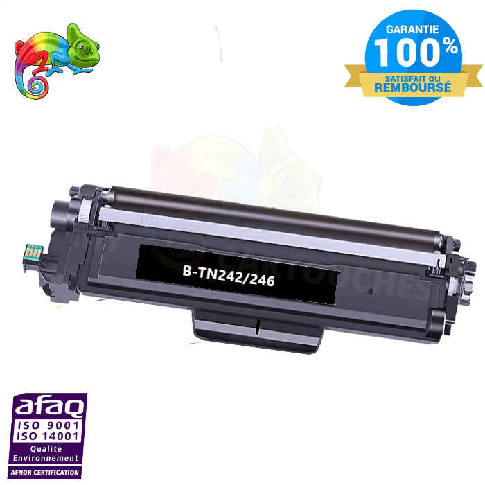 MyCartouches Toner/Laser Noir / 2 500 Pages / TN242/246 Toner Laser  Brother TN 242 Noir Compatible