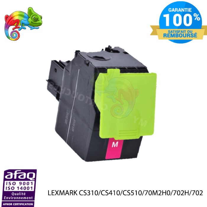 MyCartouches Toner/Laser Toner laser compatible avec Lexmark CS310 70C2HMO magenta