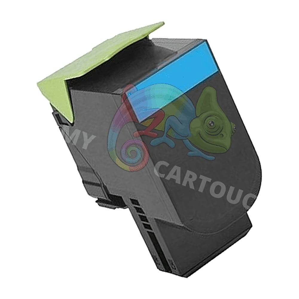 MyCartouches Toner/Laser Cyan / 3500 pages / CS417 Toner laser compatible avec Lexmark CS417, référence 71B20C0 – Cyan