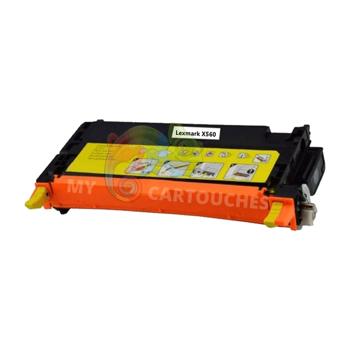 MyCartouches Toner/Laser Yellow / 10000 pages / OX560H2YG Toner laser compatible avec Lexmark X560 OX560H2YG Yellow