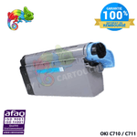 mycartouches Toner/Laser Toner Laser Cyan Compatible Pour  OKI C 710 / C 711  ( 44318607 )