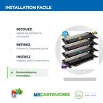 mycartouches ads Pack B/C/M/Y Toner Laser HP 117A Pack de 4 Toners Compatibles