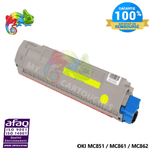 mycartouches Toner/Laser Toner Laser Jaune Compatible Pour  OKI MC851 / MC861 / MC862 (44059165)