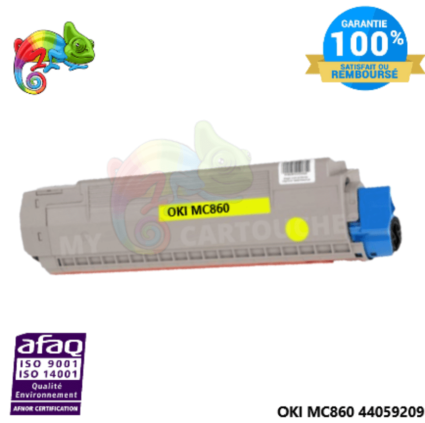 mycartouches Toner/Laser Toner Laser Jaune Compatible Pour  OKI MC860 ( 44059209 )