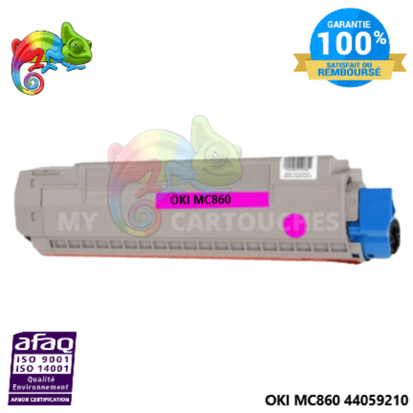 mycartouches Toner/Laser Toner Laser Magenta Compatible Pour  OKI MC860 ( 44059210 )