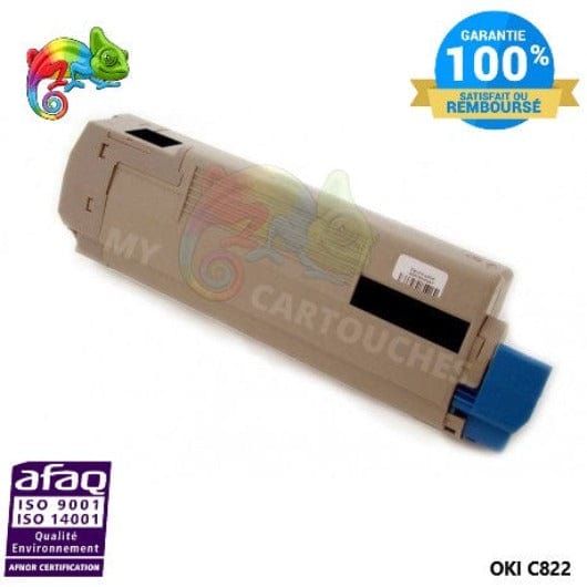 mycartouches Toner/Laser Toner Laser Noir Compatible Pour  OKI C 822 ( 44844616 )