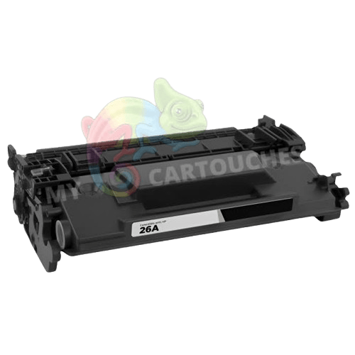 mycartouches Toner/Laser Black / 3 100 Pages / 26A Toner Laser Pour  HP 26A  Noir Toner laser HP (CF226A) Compatible