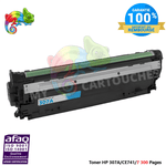 mycartouches Toner/Laser Toner Laser Pour  HP 307A  Cyan Toner laser HP (CE741A) Compatible