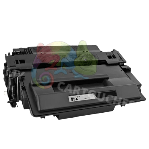 mycartouches Toner/Laser BLACK / 12 500 Pages / 55X TONER LASER Pour HP 55X  Noir Toner HP (CE255X) compatible