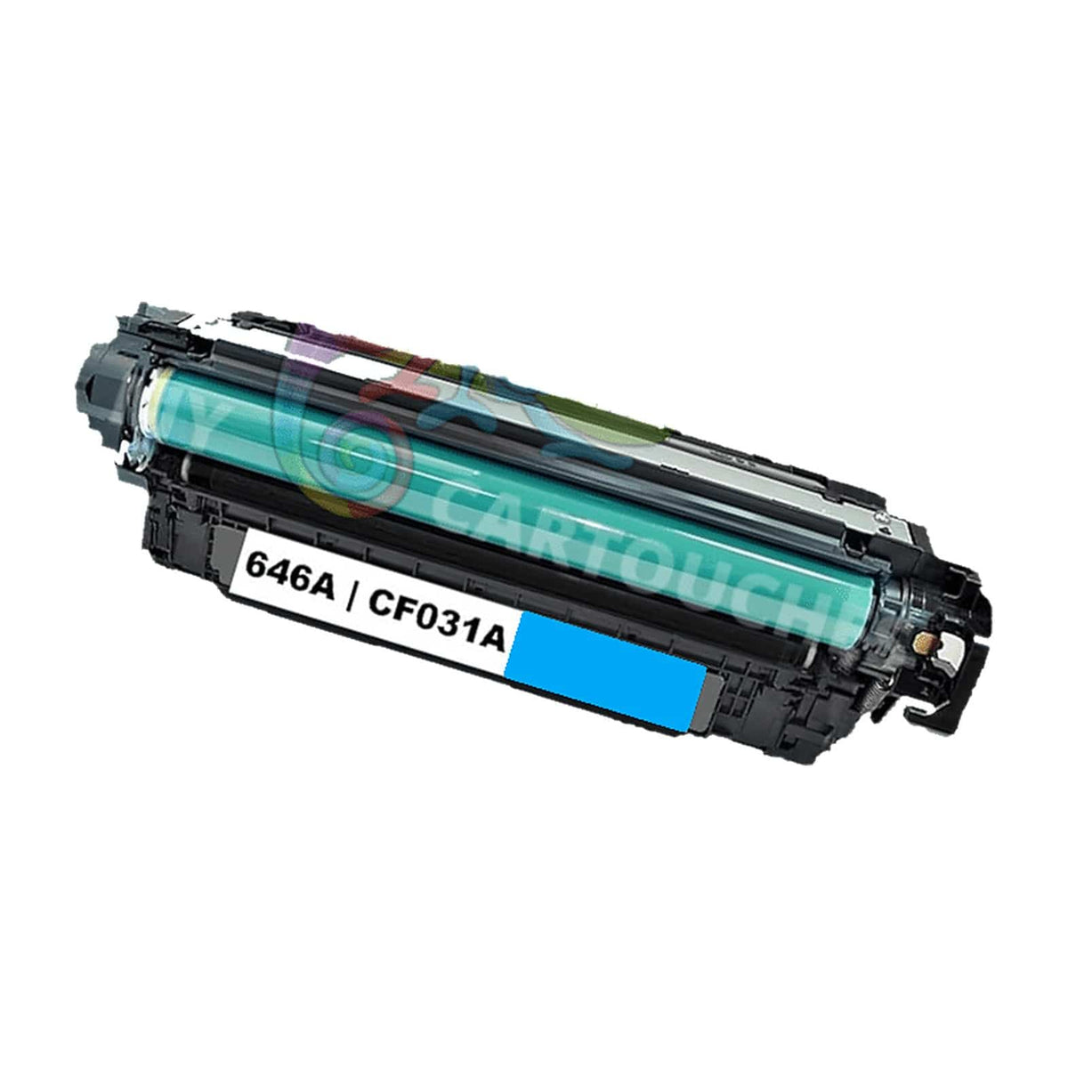 mycartouches Toner/Laser Cyan / 12 500 Pages / CF031A Toner Laser Pour  HP 646A Cyan  Toner laser HP (CF031A) Compatible