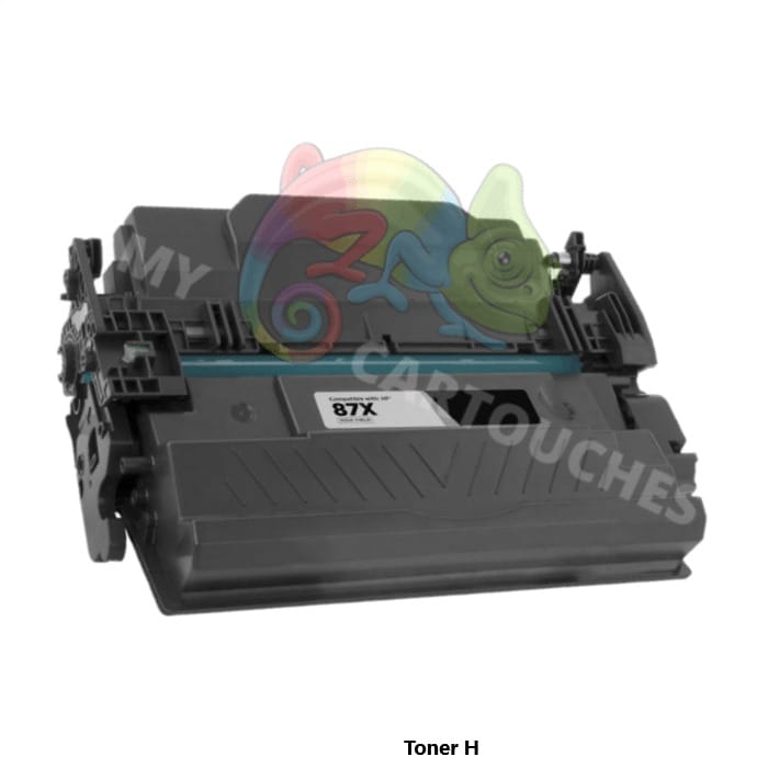 mycartouches Toner/Laser Black / 18 000 Pages / CF287X Toner Laser Pour  HP 87X  Noir Toner laser HP (CF287X) Compatible