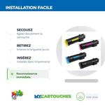 mycartouches ads Toner/Laser B/C/M/Y Toner Laser  Xerox 6510/ 6515 dn Pack de 4 Toners Compatibles