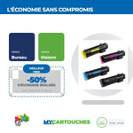 mycartouches ads Toner/Laser B/C/M/Y Toner Laser  Xerox 6510/ 6515 dn Pack de 4 Toners Compatibles