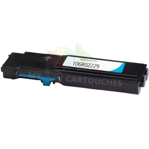 mycartouches Toner/Laser cyan / 6 000 pages / 6600C,106R02229 toner laser Xerox 6600/6610 dn cyan compatible