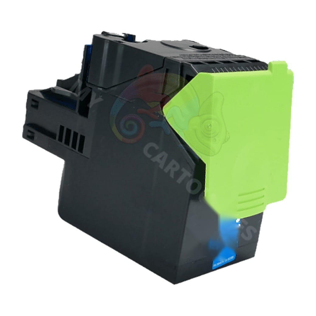mycartouches Toner/Laser Cyan / 3 000 Pages / 802HC/ 80C2HC Toner Lexmark 802HC Cyan: CX410 de, CX510 de