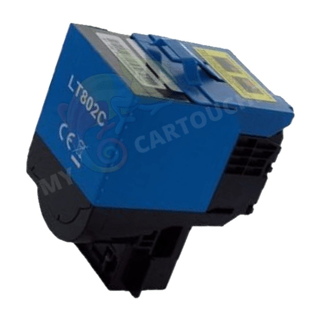 mycartouches Toner/Laser Cyan / 2000 pages / 80C2SY0 Toner Lexmark 802SC Cyan: CX310 dn, CX410 de