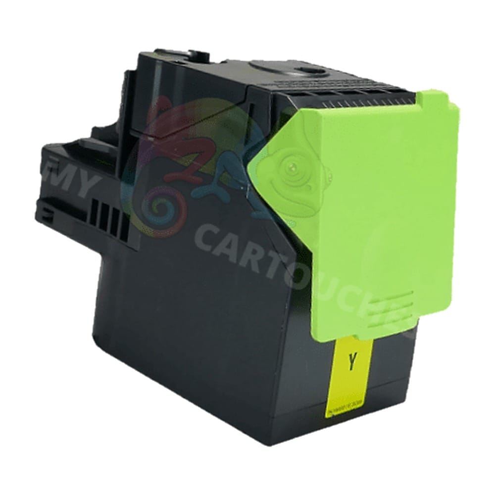 MyCartouches Toner/Laser Yellow / 4000 pages / 802XY Toner Lexmark 802XY Jaune: CX510 de, CX510 dhe