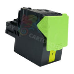 MyCartouches Toner/Laser Yellow / 4000 pages / 802XY Toner Lexmark 802XY Jaune: CX510 de, CX510 dhe
