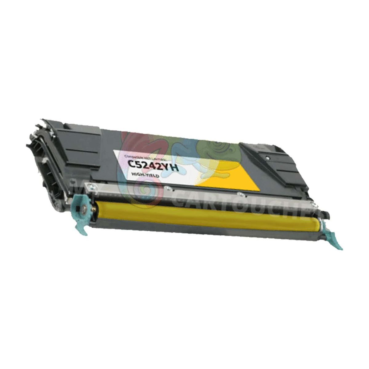 MyCartouches Toner/Laser Yellow / 3000 pages / C5220YS Toner Lexmark C522 Jaune C5220YS: C522 N, C524, C530