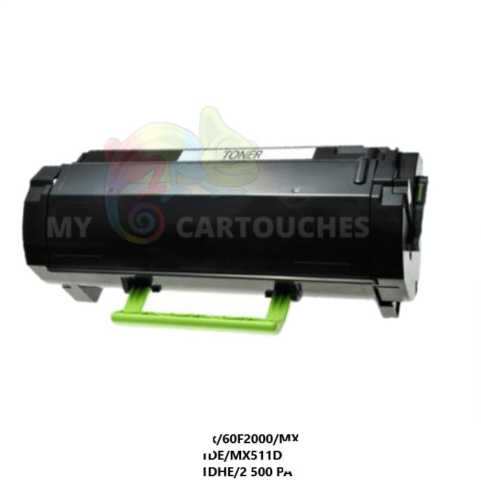 MyCartouches Toner/Laser Black / 2500 pages / MX310 Toner Lexmark MX310 60F2000 Noir: MX310 dn, MX510 de, MX610