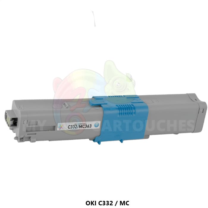 mycartouches Toner/Laser Toner OKI C332 Cyan 46508711: C332 DN, MC363 DN