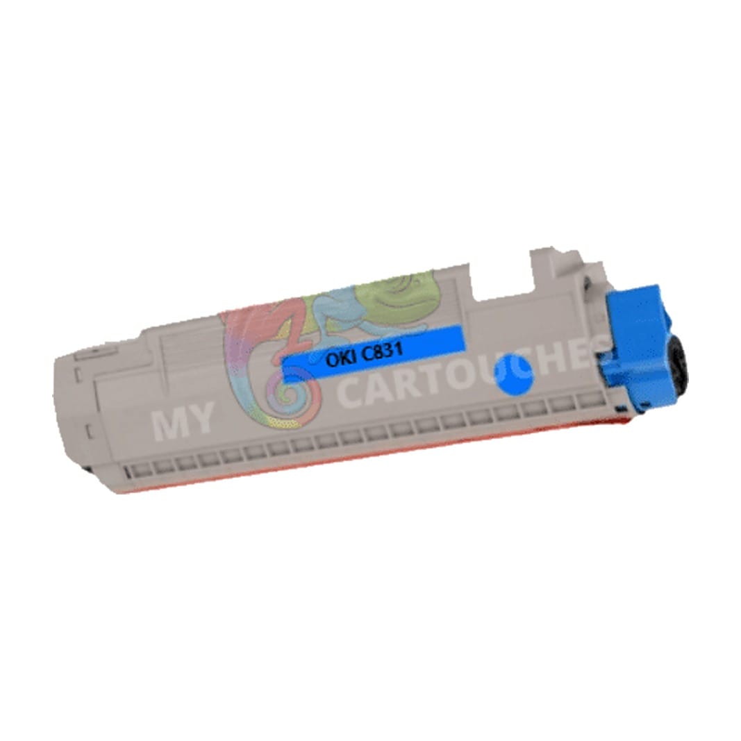 mycartouches Toner/Laser Cyan / 10000 Pages / 44844507 Toner OKI C831/C841 Cyan 44844507: C831 DN, C841 DN