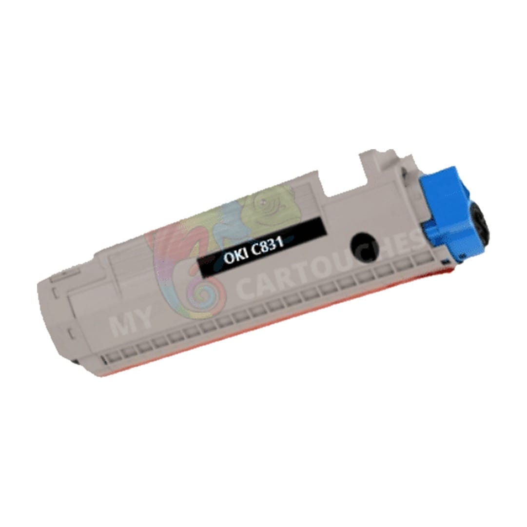 mycartouches Toner/Laser Black / 10000 Pages / OKI C831 / C841 Toner OKI C831/C841 Noir 44844508: C831 DN, C841 DN