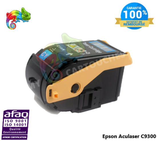 Toner Compatible  Pour Epson Aculaser C9300 Cyan 