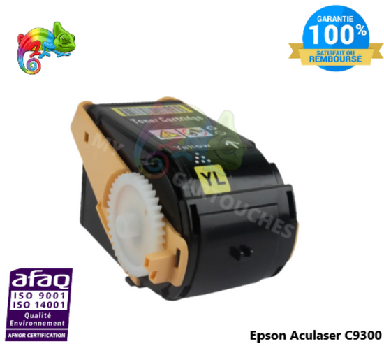 Toner Compatible  Pour Epson Aculaser C9300 Yellow 