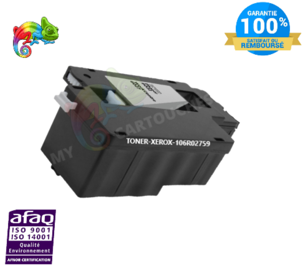 toner laser Xerox 6020 noir compatible 