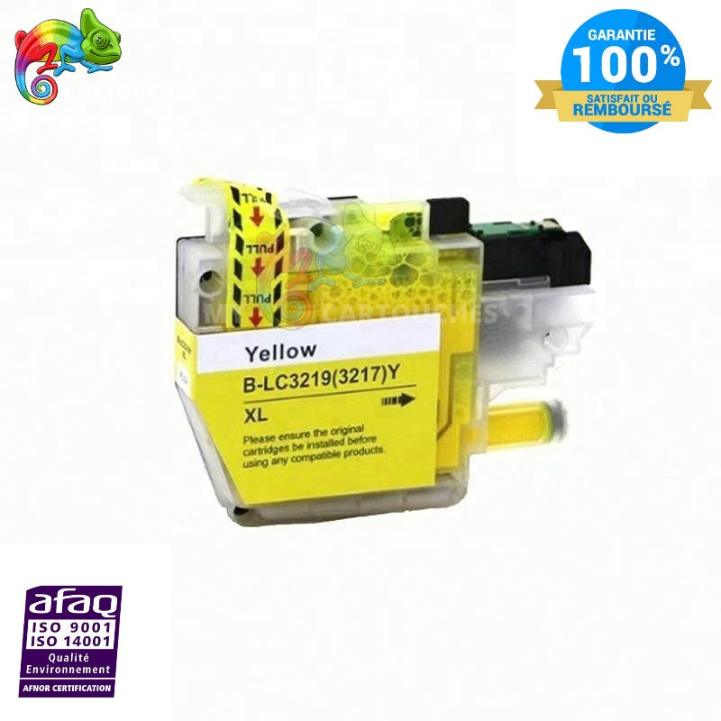 Cartouche d'encre Brother LC-3217/3219 XL yellow pas cher compatible
