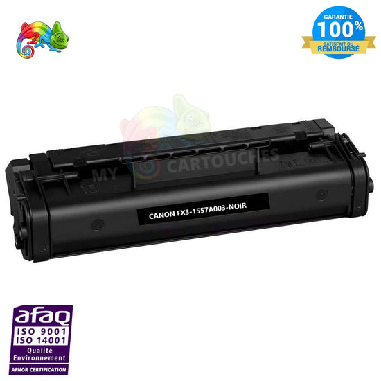 Toner Laser CANON FX 3 NOIR CANON 1557A003 Compatible