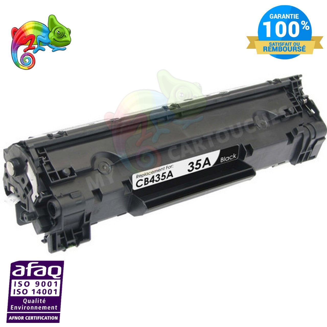 Toner Laser HP CB435A noir compatible