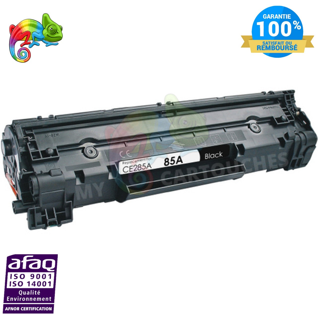 Toner Laser HP CE 285A  HP 85A  Noir compatible