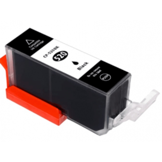 mycartouches Jet d'encre Black / 350 PAGES / 19 ML / C520BK : CANON PGI520 2932B001 Cartouche Compatible Canon 520 Black