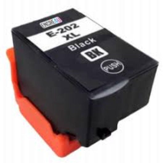 mycartouches Jet d'encre Black / 550 PAGES / 20 ML / E202BK : EPSON T202 BLACK (C13T02G14010) « KIWI » Cartouche Compatible Epson 202 XL Black