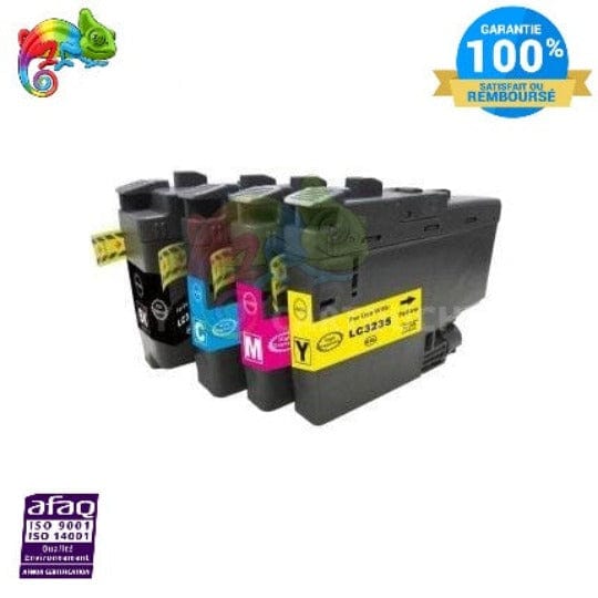 mycartouches Pack B/C/M/Y / BK 6000 pages / CL 5000 pages / C8B3235 / LC3235XL Cartouche D'encre BROTHER LC-3235 XL Brother LC-3235 Pack de 4 Cartouches Compatibles