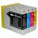 mycartouches Pack B/C/M/Y Cartouche D'encre BROTHER LC-970/1000 Pack de 4 Cartouches Brother Compatibles
