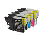 mycartouches Pack B/C/M/Y Cartouche D'encre BROTHER LC-980/1100 Pack de 5 Cartouches Brother Compatibles