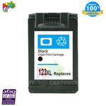 mycartouches ads Jet d'encre Black / 22 ML / 700 pages / C8H123BXLV2 /  F6V19AE Cartouche d'encre HP 123 XL black HP Compatible